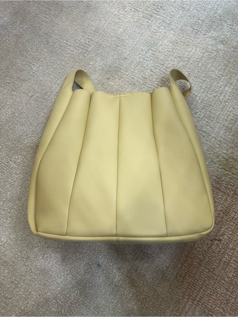 Target Pale Yellow Quilted Hobo Bag